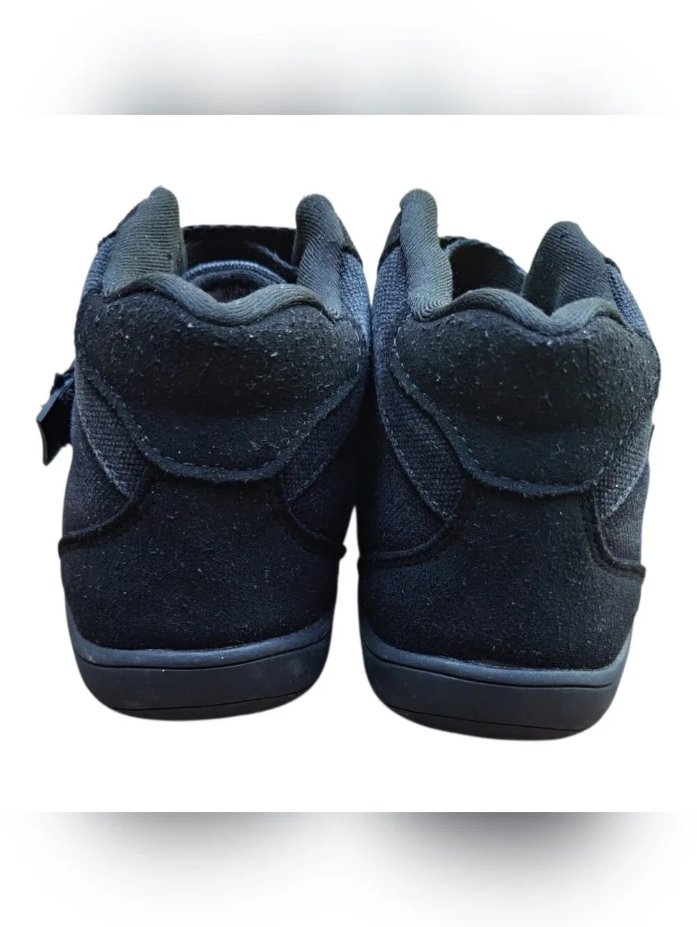 Whitin Black High Top Wide Toe Box Sneakers Black Unisex Kids 33 US 2 Minimalist
